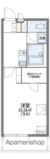 レオパレスみらい平【2階】の間取り