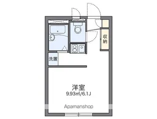 レオパレスアクア【1階】の間取り