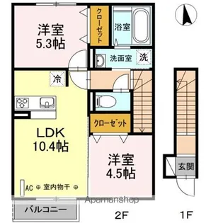 グラン・シャリオ【2階】の間取り