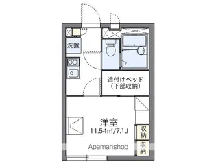レオパレスバロン【1階】の間取り