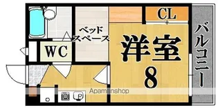 レオパレス優豊【1階】の間取り