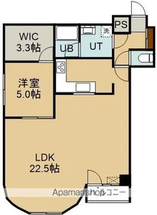 松風ビル【901号室】の間取り