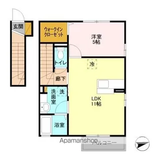 ヴィラセイワD【2階】の間取り