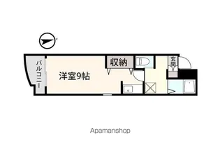 アシスト第7秋田マンション【4階】の間取り