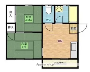 暁マンション【2階】の間取り