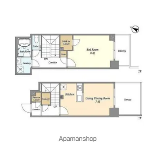 URBANLINK護国寺【1階】の間取り