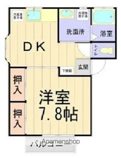 フローラル本田【102号室】の間取り