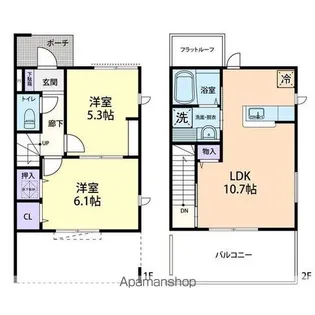 CHERRY BLOSSOM【2階】の間取り
