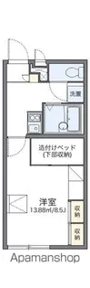 レオパレスラークⅡ【105号室】の間取り