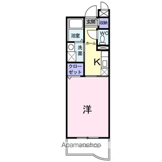 ベルフローレ【2階】の間取り