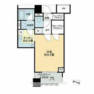 アトラス白山【7階】の間取り