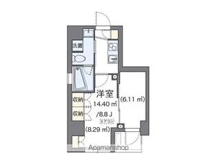LOVIE銀座東【6階】の間取り
