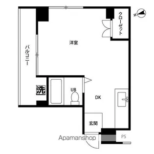 プレール早稲田【4階】の間取り