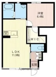 オートソーレ【105号室】の間取り