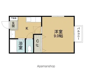 ミューズ【207号室】の間取り