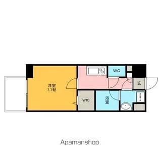 Soleado(ソレアード)【4階】の間取り