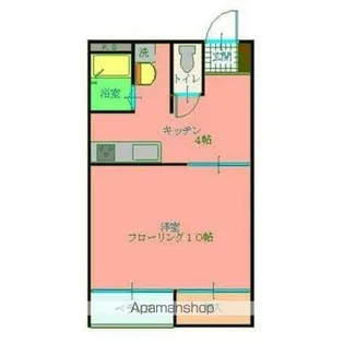 パインパレス根塚【202号室】の間取り