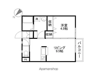 ホワイトヴェール【1階】の間取り