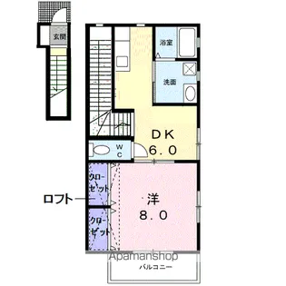 Nー1ST【2階】の間取り