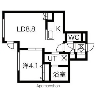 PINO KITAMARUYAMA【4階】の間取り