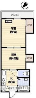 メゾン川口朝日Ⅰ【2階】の間取り