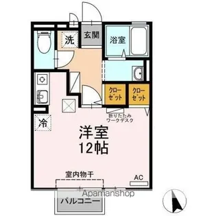 サンセリエ昭和【1階】の間取り