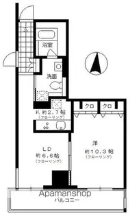 レジディア東桜Ⅱ【7階】の間取り