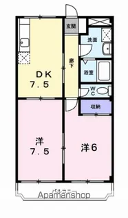 メゾンルミエール【3階】の間取り