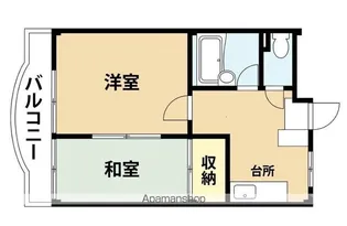 クロノス川越南【1階】の間取り
