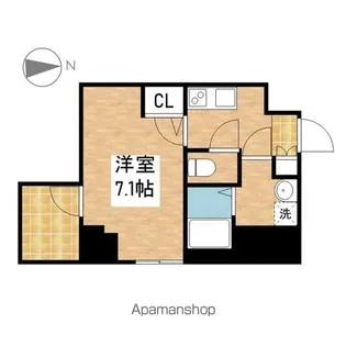 エスプレイス上前津レガシー【6階】の間取り