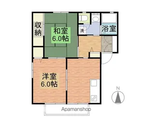 エスタシオン【201号室】の間取り