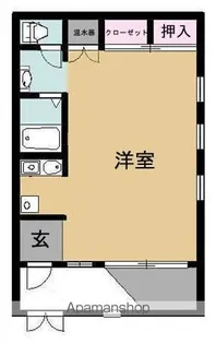 フラット T【1階】の間取り