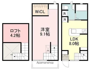 ALTAIR【1階】の間取り