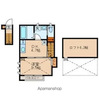 GRAN CLASE 下北沢(グランクラツセ)【2階】の間取り