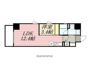 ルネッサンス21久留米六ツ門【2階】の間取り
