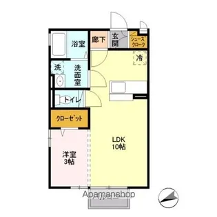 アルモニー【2階】の間取り