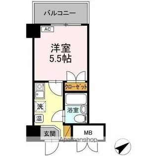 コンフォール小泉【4階】の間取り