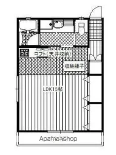 LADISTINGUE(ラ・ディスタンゲ)【102号室】の間取り