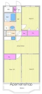 シモンズアーク【3階】の間取り