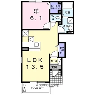 ペルル【1階】の間取り