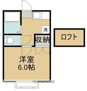 A・PART1【102号室】の間取り