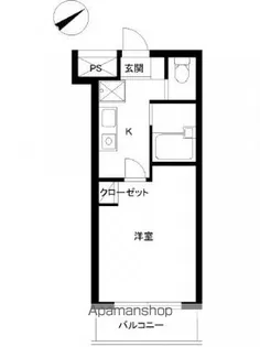 スカイコート市ヶ谷第5【404号室号室】の間取り