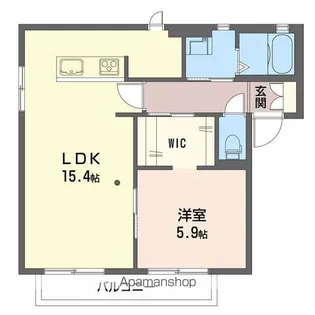 エスペランサⅡ【1階】の間取り