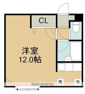 クレステージ宮前【307号室】の間取り