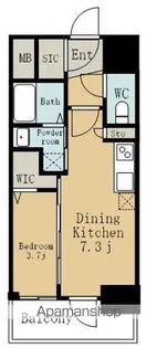 エステムコート名古屋TWIN EAST【8階】の間取り