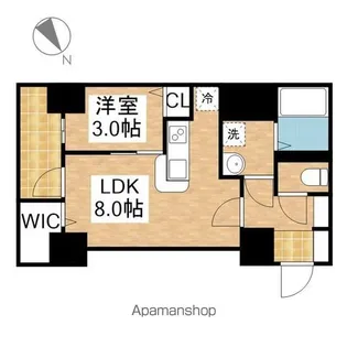 ラ・フュンフ【9階】の間取り