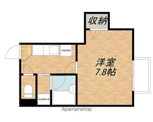 アミティハイツⅡ【1階】の間取り