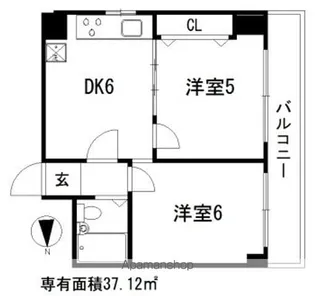 サークビルズ【1003号室】の間取り