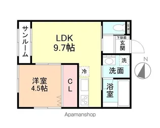 ELEGANCE【1階】の間取り
