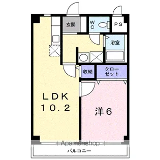 エトワール【2階】の間取り